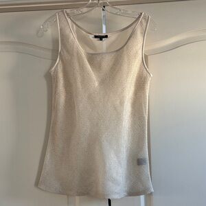 Lafayette 148 Linen Mesh Sleeveless Top Size 10